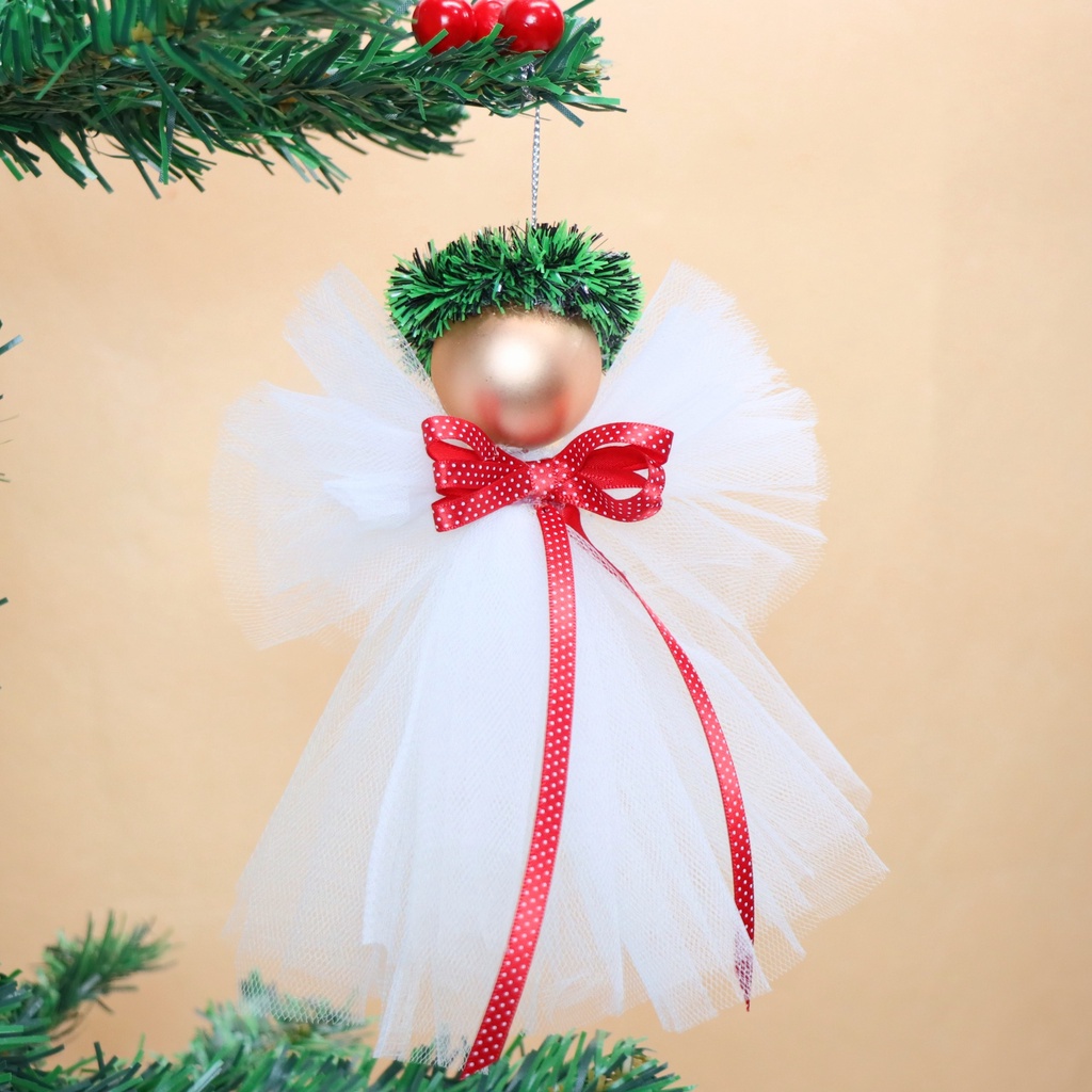 Thiên Thần Váy Trắng VB19 Treo Trang Trí Cây Thông,Trang Trí Giáng Sinh Noel