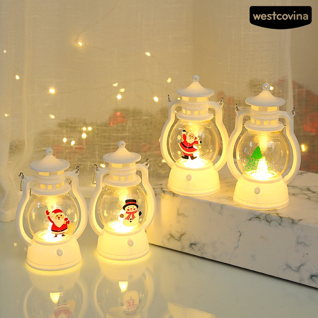 [Hot]☃Đèn Lồng LED Trang Trí Giáng Sinh Tiết Kiệm Năng Lượng