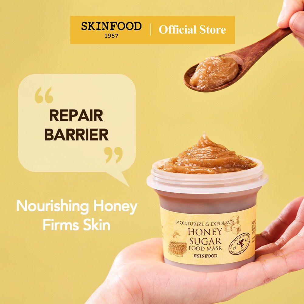 [SKINFOOD] Mặt Nạ Đường Mật Ong 120g / Honey Sugar Food Mask