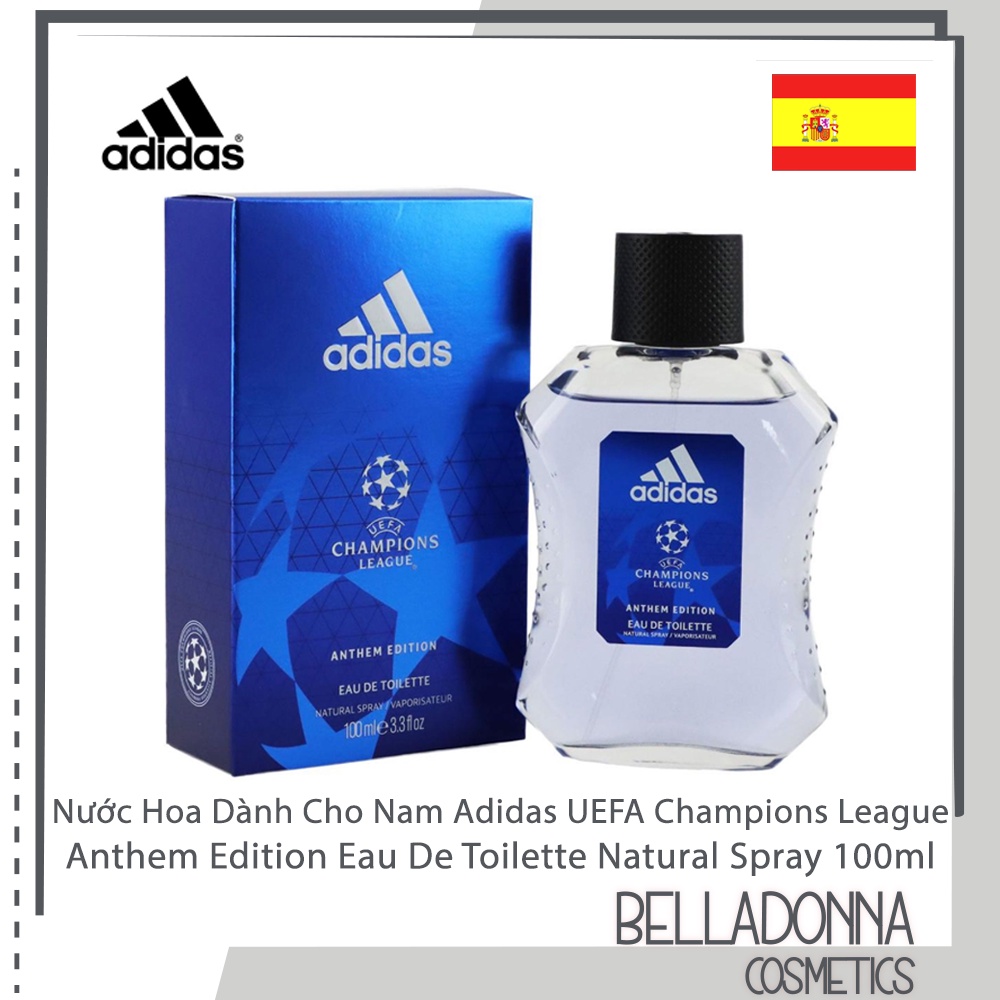 Nước Hoa Dành Cho Nam Adidas UEFA Champions League Anthem Edition Eau De Toilette Natural Spray 100ml