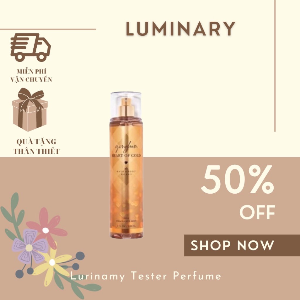 GINGHAM HEART OF GOLD - Xịt Thơm Toàn Thân Body Mist Bath & Body Works