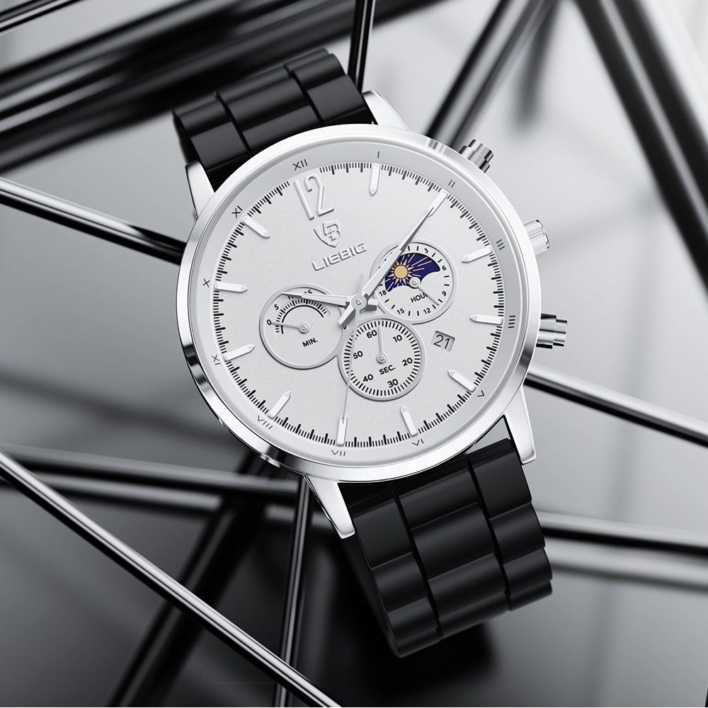 Đồng hồ quartz SKMEI hiển thị ngày tháng phối dây đeo silicon chống nước