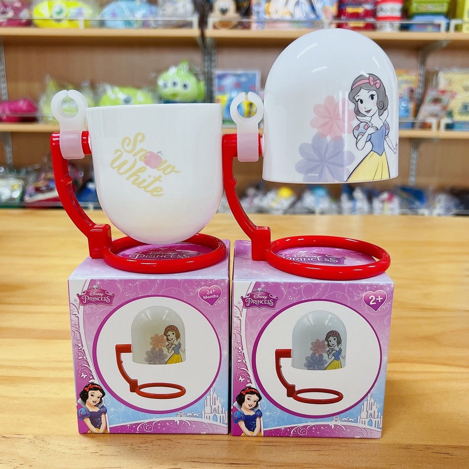 Ly cốc 2 in 1 xoay 360 độ uống nước súc miệng cắm bàn chải Disney Snow White cho trẻ em
