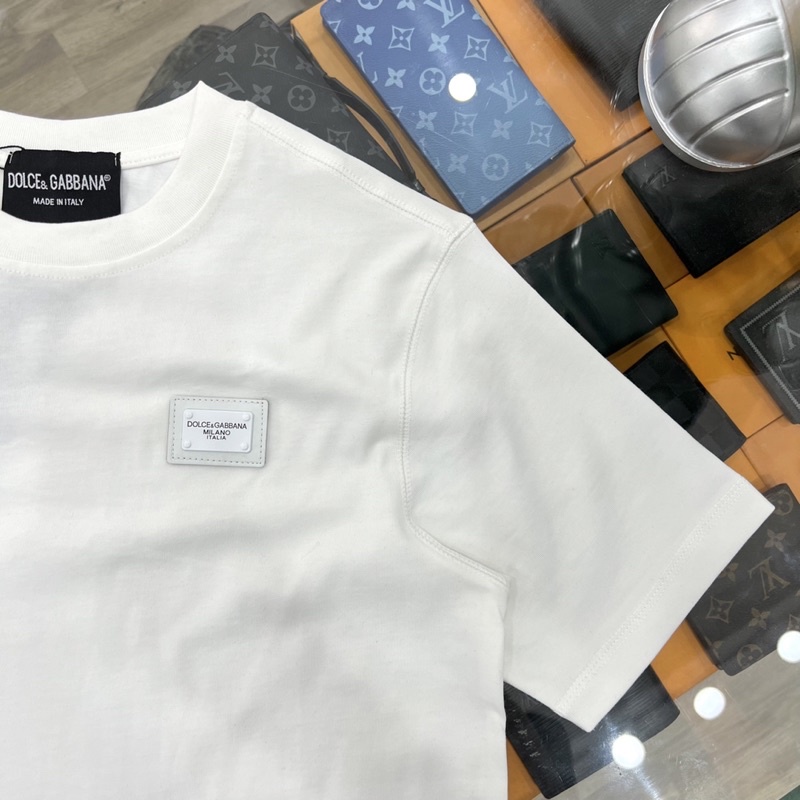 Áo Phông Nam TAG SẮT DGGThe King Cao Cấp - Áo Thun Nam DG Logo Thêu Siêu Đẹp