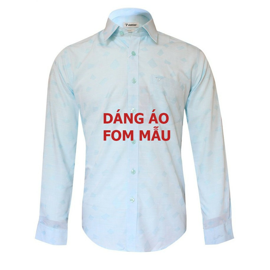Áo Sơ Mi Tay Dài Bamboo Dáng SlimFit Vĩnh Tiến Kẻ G569