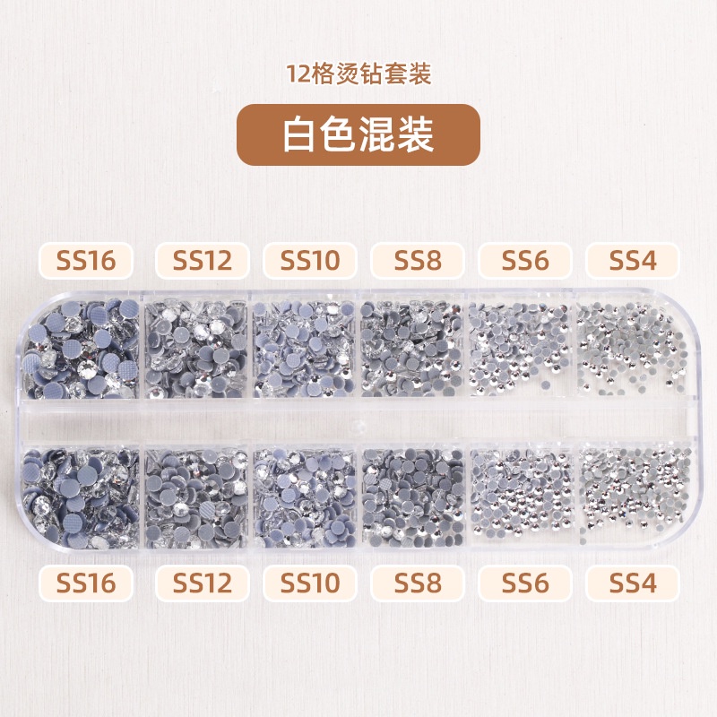 Bộ Mũi Khoan Kính Đáy Phẳng Dùng Làm Trang Sức Diy