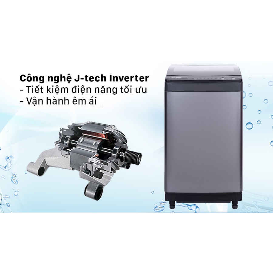 Máy giặt Sharp ES-Y75HV-S | Y85HV-S | Y90HV-S | Y100HV-S - Máy giặt cửa trên lồng đứng thông minh - MIỄN PHÍ LẮP ĐẶT