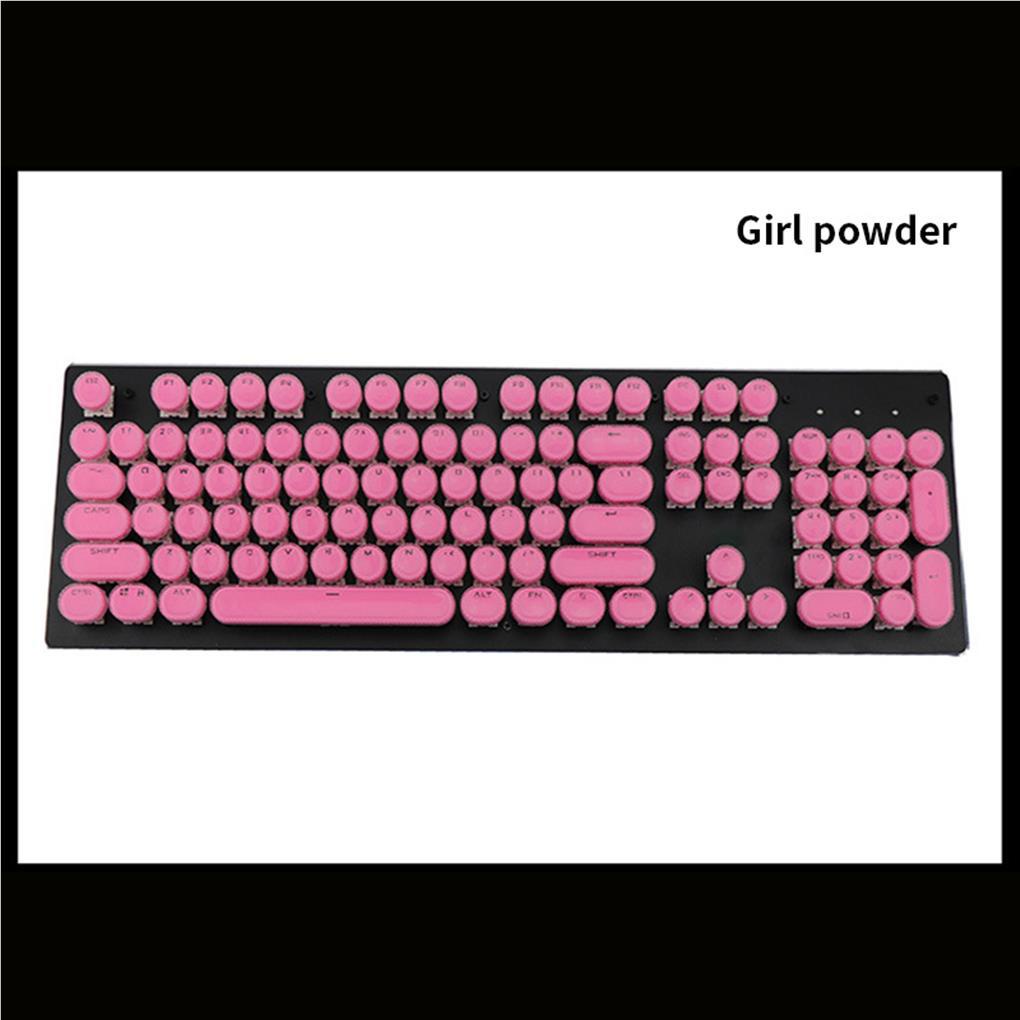 Bộ Vỏ Bọc Bàn Phím Không Dây 104 Phím Bằng ABS Hình Tròn Siêu Bền Tiện Dụng Cho Gia Đình