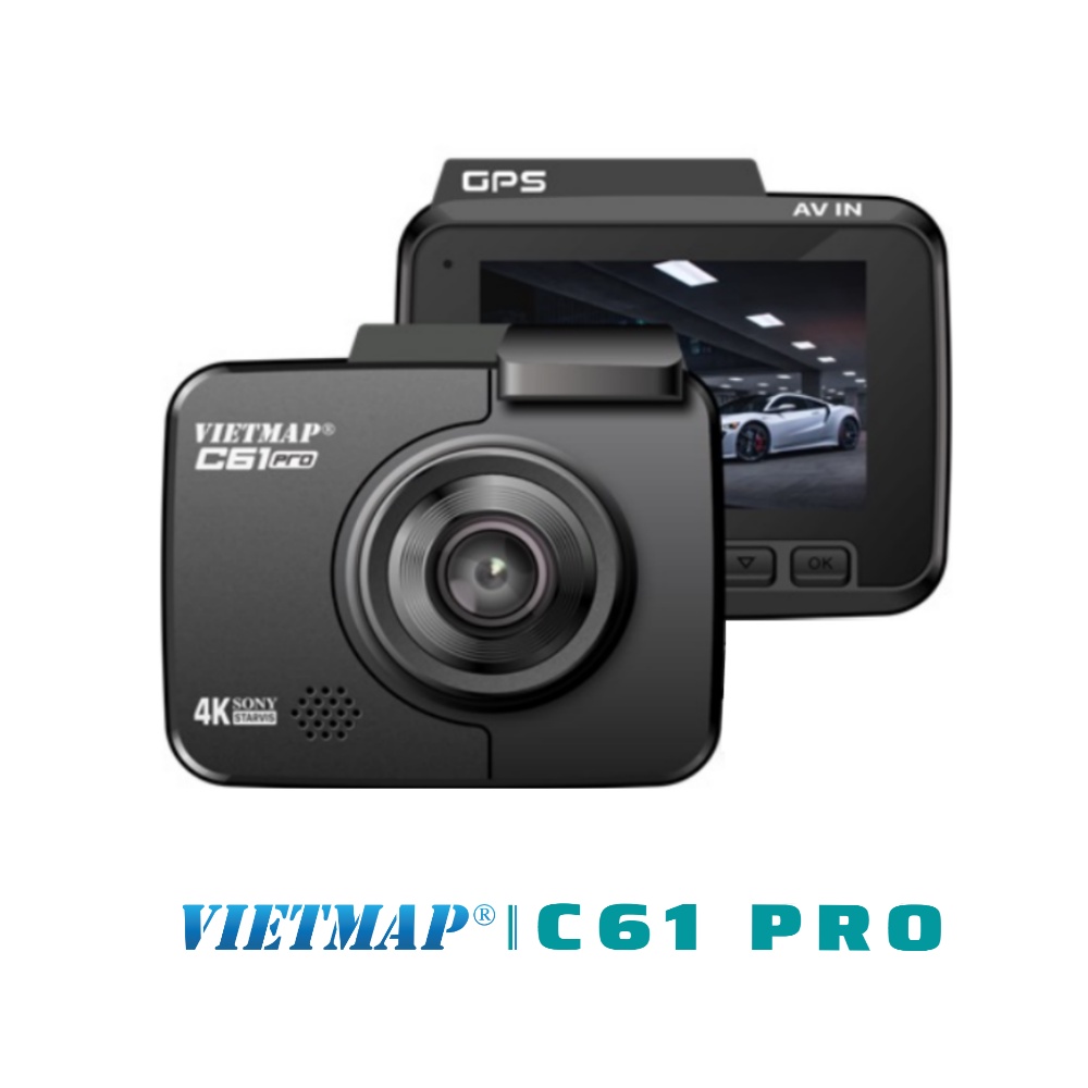 Kèm Thẻ Nhớ 128Gb Camera Hành Trình Vietmap C61 Pro