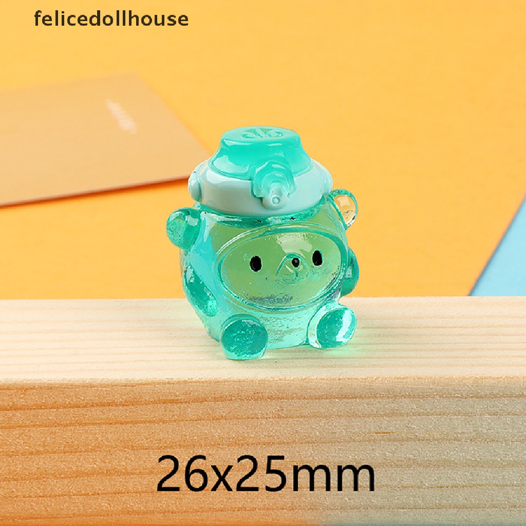 Đồ Chơi Mô Hình Bình Nước Mini Hình Gấu Dễ Thương
