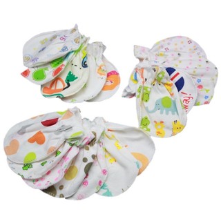 Bao tay sơ sinh, vải Cotton mềm mại thoáng mát cho bé 0-2 tháng