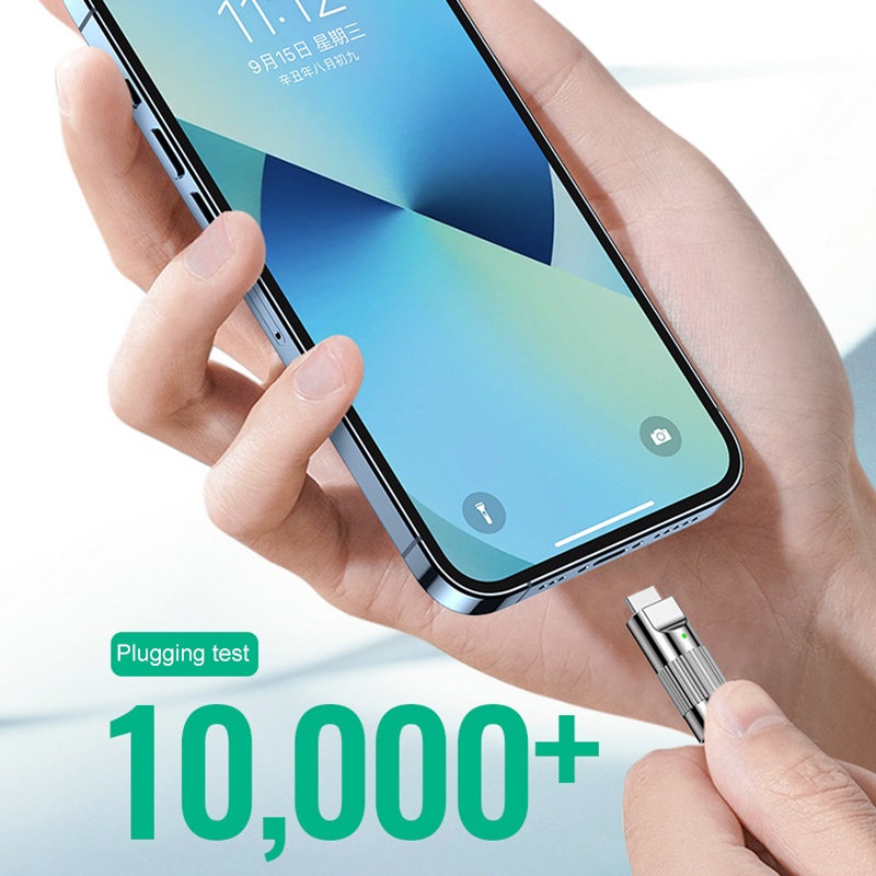 Dây Cáp Sạc Nhanh 120 PD 6a Type-C PD 12M Bằng Silicon Cho IPhone