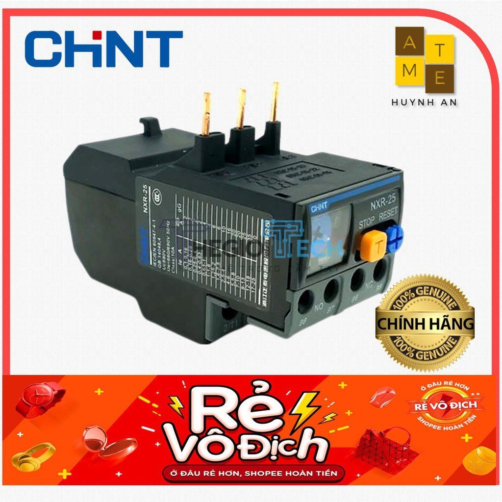 Relay nhiệt NXR dùng chung với Khởi động từ NXC đầy đủ các dãy, Hãng Chint ( Hàng chính hãng xuất khẩu) - 1.25 - 2