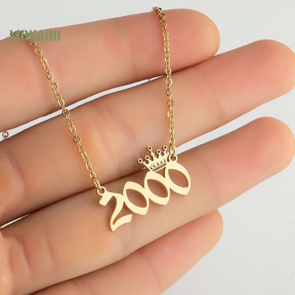 Vòng cổ Chống Mài Mòn Quà Tặng Năm Sinh Nhật Khóa Tôm Hùm Dễ Phối Đồ