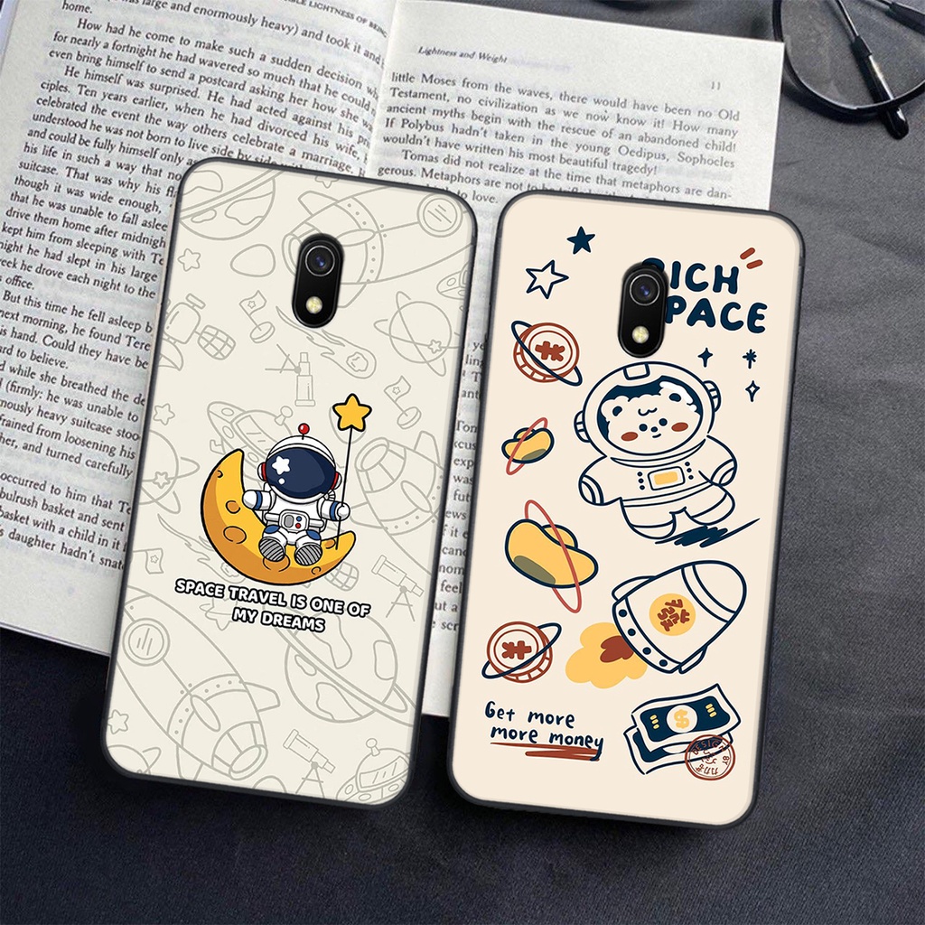 Ốp lưng Xiaomi REDMI 8A in hình tom&amp;jerry , con vịt , vũ trụ SIÊU CUTE