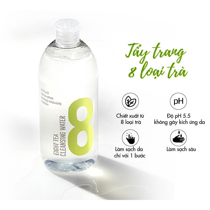 Nước tẩy trang 8 Loại Trà Bom Eight Tea 500ml