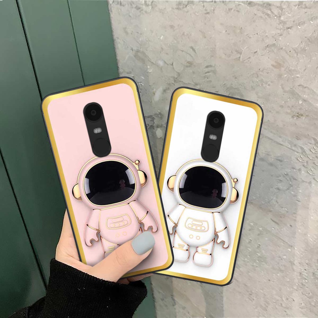 Ốp lưng Xiaomi Redmi Note 4/ Note 4x / Redmi 5 Plus in hình hiệu ứng 3D phi hành gia robot đáng yêu, ốp rẻ đẹp