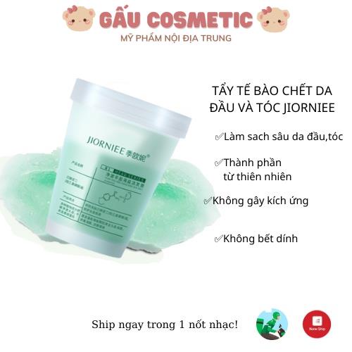 Tẩy Da Chết Da Đầu JIORNIEE Kiểm Soát Dầu Nhờn Giảm Bết Tóc Làm Sạch Chăm Sóc Tóc Tại Nhà - Gấu Comestic