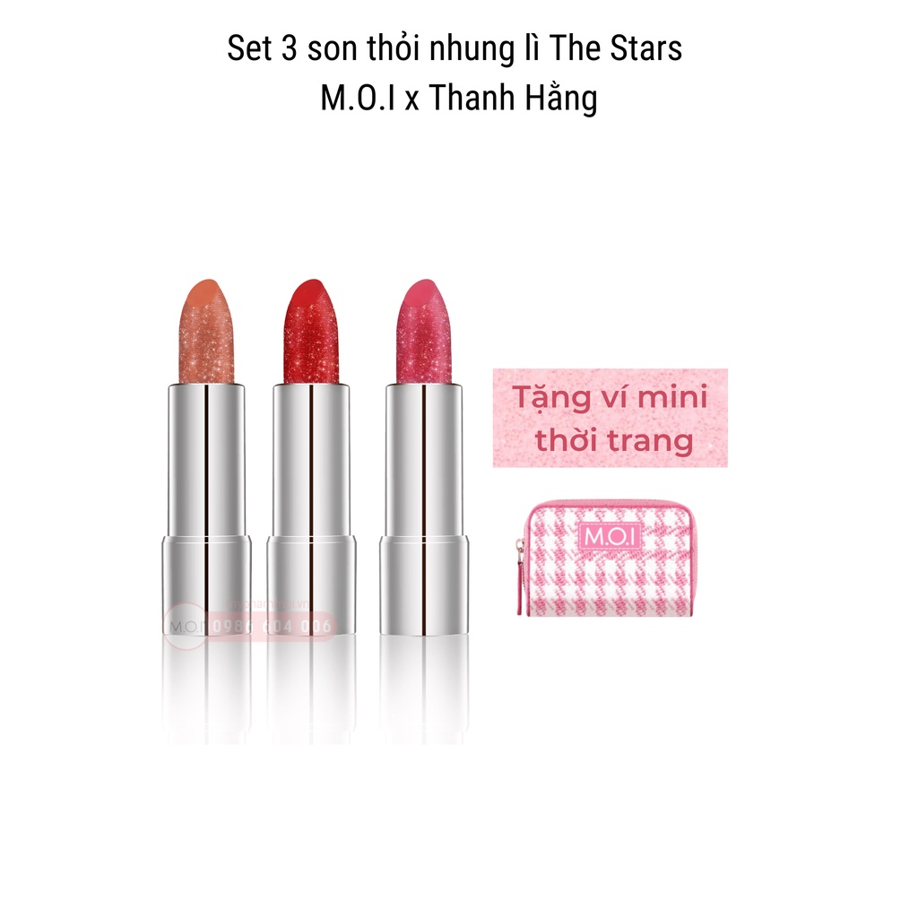 Son Thỏi Lì MOI Cosmetics THE STAR phiên bản giới hạn 4g