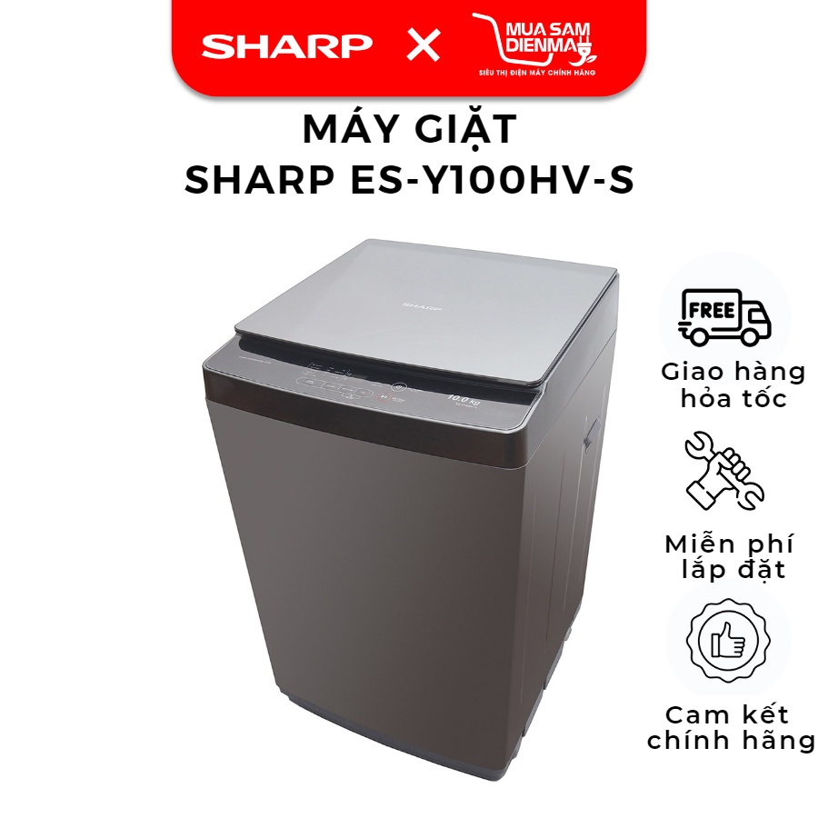 ES-Y100HV-S Máy giặt Sharp 10 kg ES-Y100HV-S--Chỉ giao tại HN--