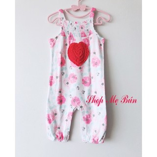 Yếm dài/Body yếm bé gái chất cotton 100%