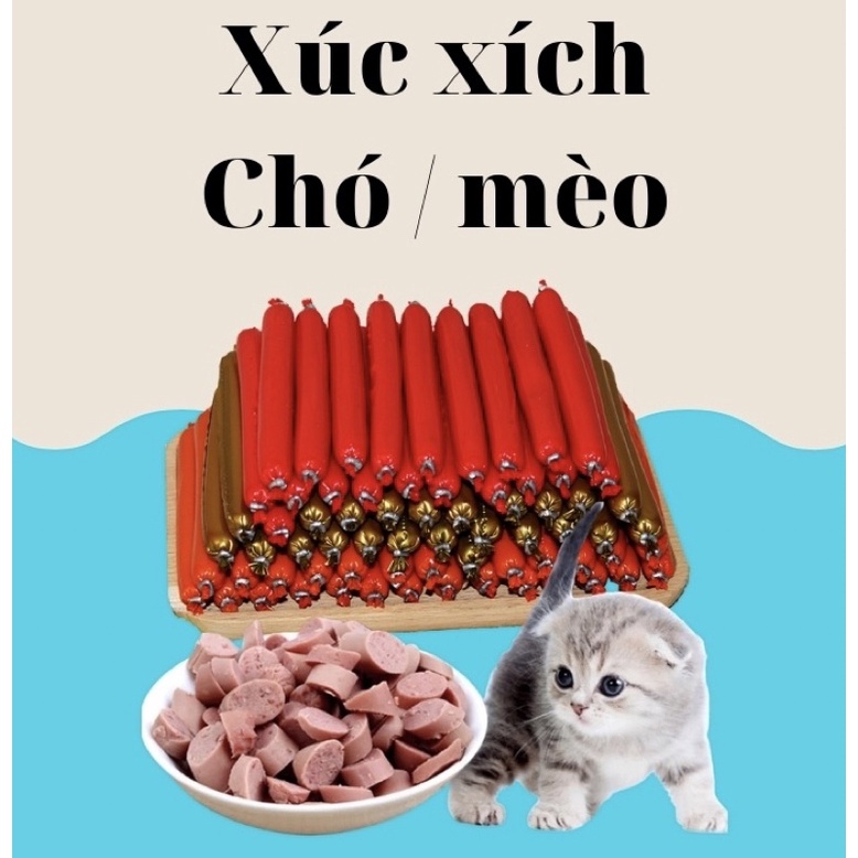 Xúc xích chó mèo Thái Lan thanh lẻ 15g