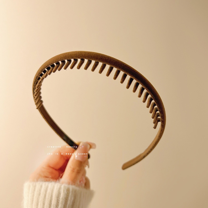 Băng Đô Cài Tóc Có Răng Lược Chống Trượt Thời Trang Cho Nữ