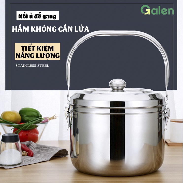 Nồi Ủ Nhiệt Chân Không Inox G014 5.5L Nồi Ủ Đa Năng Giữ Nóng Thức Ăn Lên Đến 12 Giờ