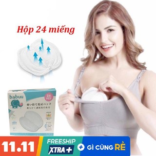 Miếng lót thấm sữa babuu hộp 24 miếng