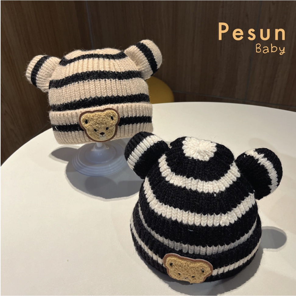 Nón Len Gấu cho Bé