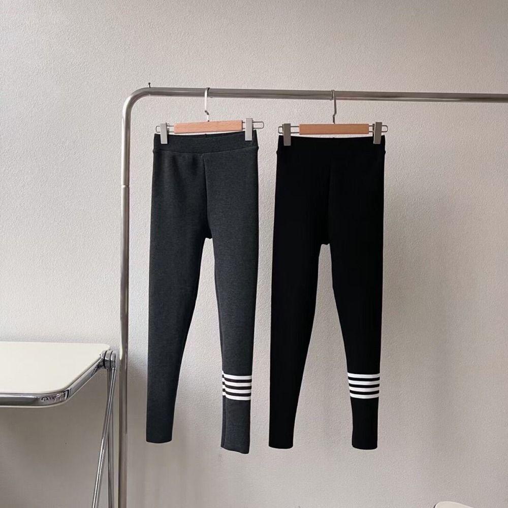 Quần Tất Len Dày Lưng Cao Lót Lông Cừu Co Giãn Giữ Ấm Plus Size Cho Nữ