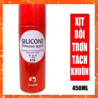 Bình xịt tách khuôn SILICONE SPRAY 416 loại 450ml sản phàm dùng để tách và chống dính, bôi trơn khuôn mẫu