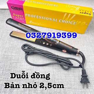 ✅freeship✅ Máy duỗi tóc cao cấp có màn hình Barberwell 301 bản nhỏ 2,5cm