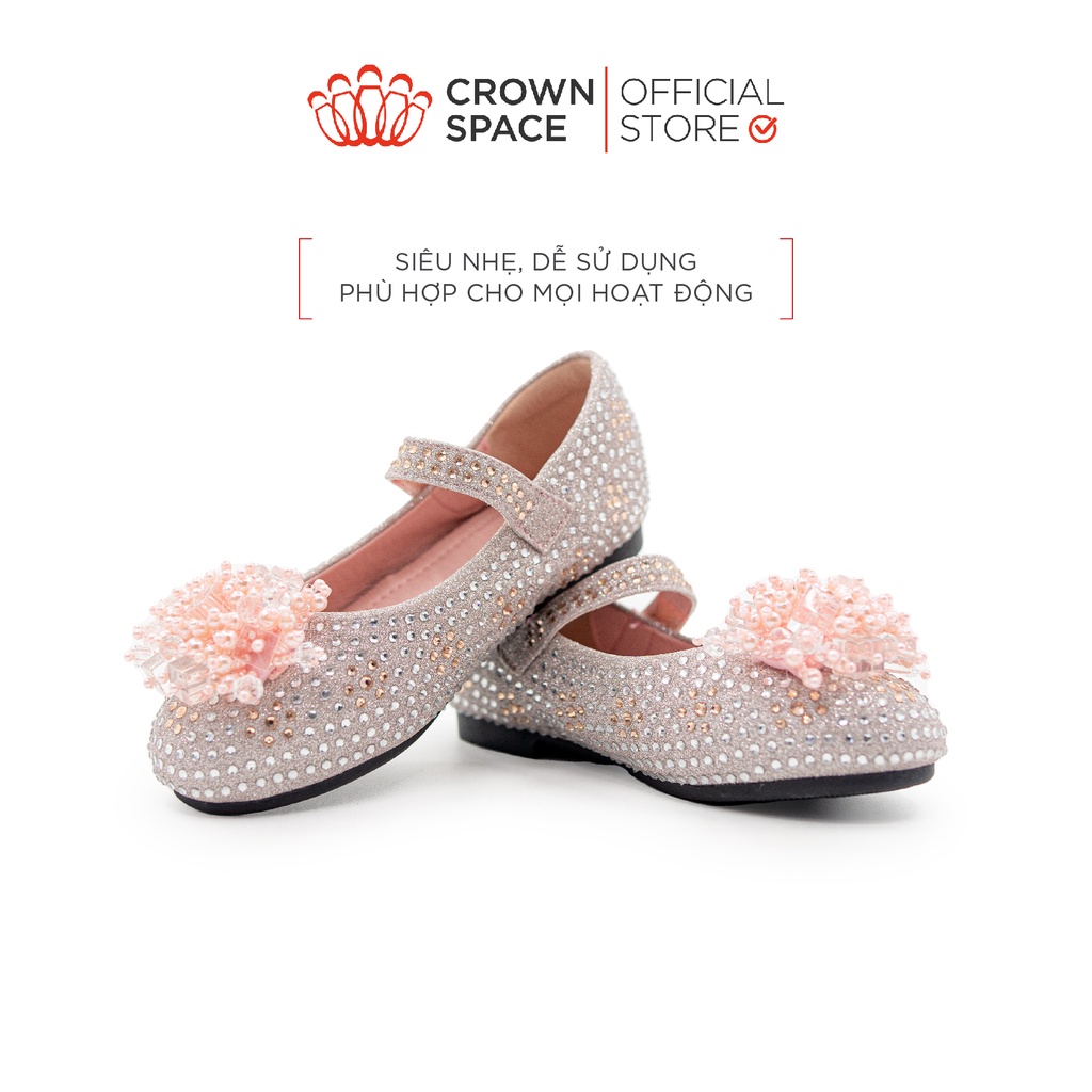 Giày Búp Bê Đi Học Bé Gái Crown Space School Shoes CRUK3141 Size 30-36 - PHIÊN BẢN CAO CẤP PREMIUM
