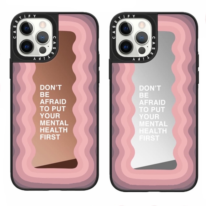 Ốp điện thoại TPU dẻo mặt trang gương in hình cầu vồng phản quang thích hợp cho iPhone 7 8 Plus