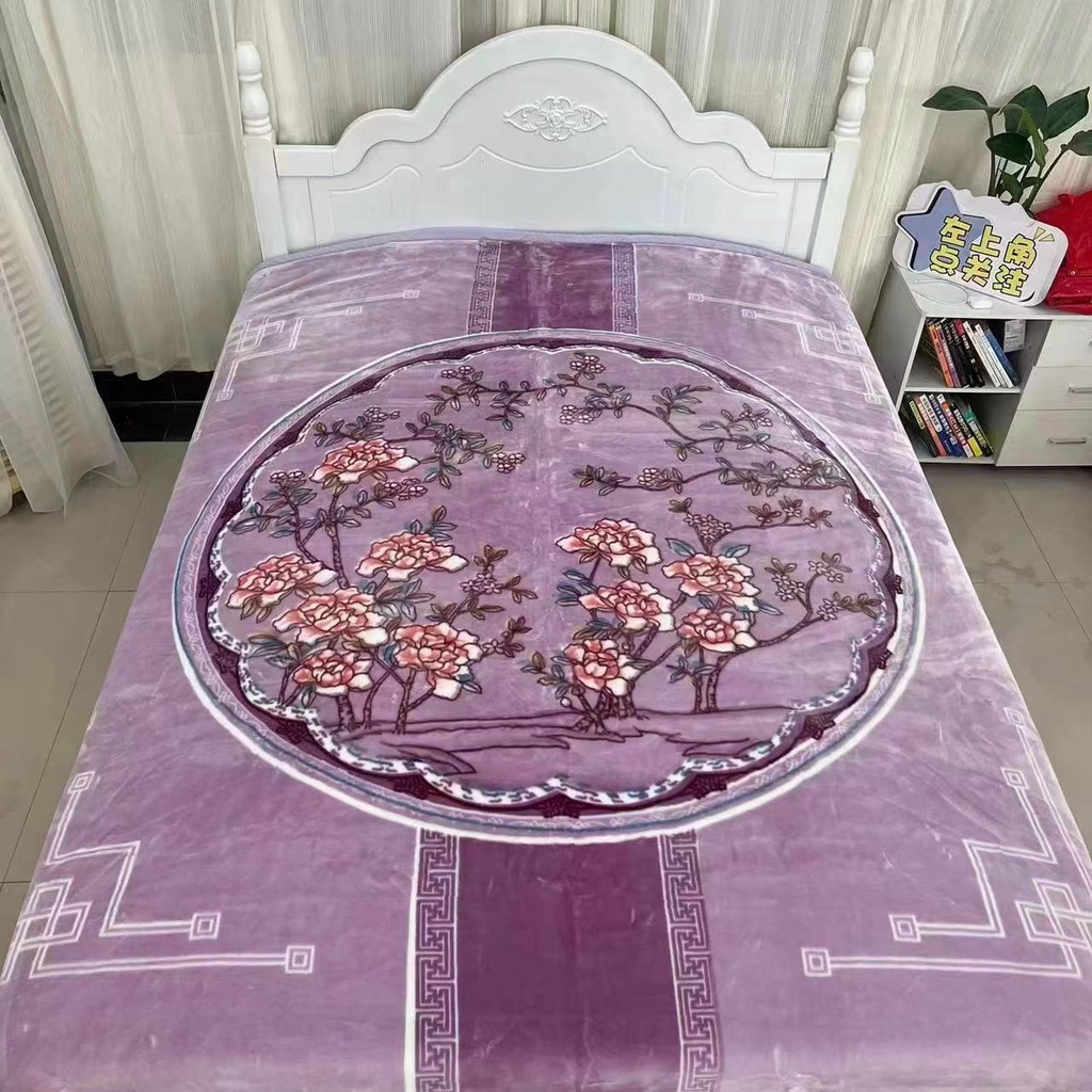 Chăn lông tuyết nhung cao cấp loại 3kg siêu mềm siêu ấm