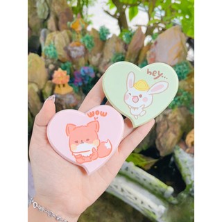 Gương kèm lược mini dễ thương (bộ)