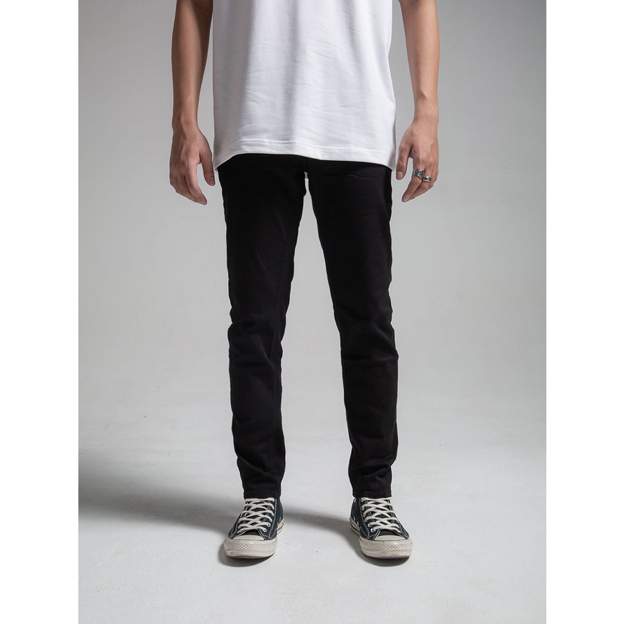 Quần Jeans The Denimaniac dáng ôm màu Black - Slim Fit