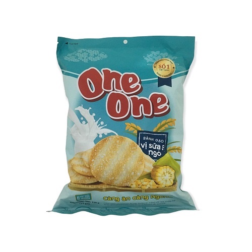Bánh gạo vị sữa ngô One One 150g