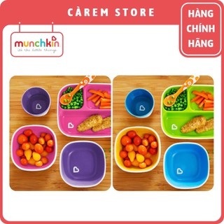 Bộ 2 bát chống trượt Munchkin