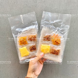 Bánh tráng phơi sương cuốn bơ khô gà