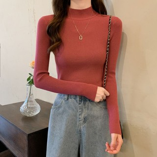 Áo Len Tăm Cổ 3 Phân Chất Liệu len mềm min