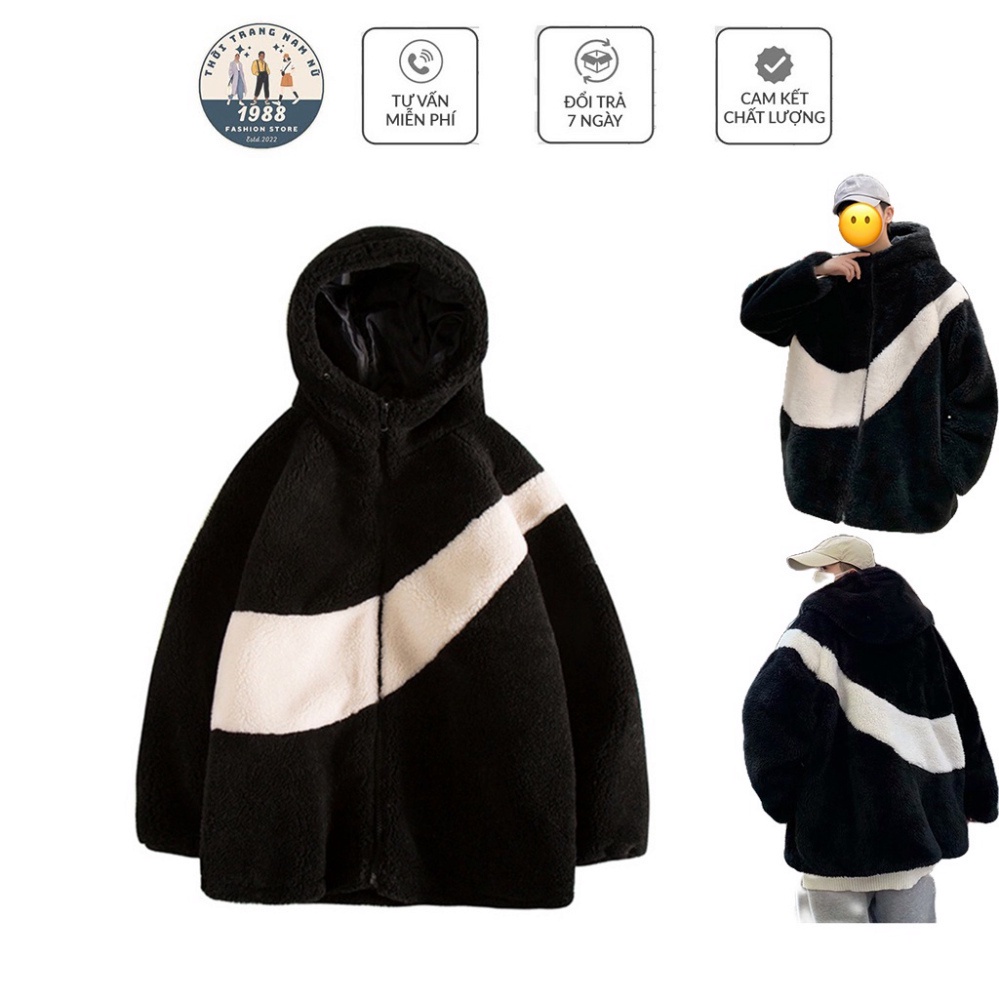 Áo Khoác Lông Cừu Lớp KumiKumi -K1-siêu ấm , siêu dày- Áo Lông cừu cao câp - Hàng hai lớp may kỹ , khóa to
