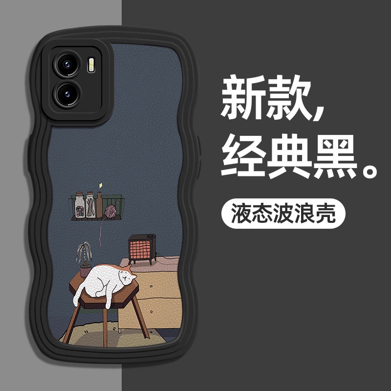 Ốp Điện Thoại Silica gel Mềm In Hình Hoạt Hình Dễ Thương Bảo Vệ camera Cho Vivo Y15s Y15A Y01