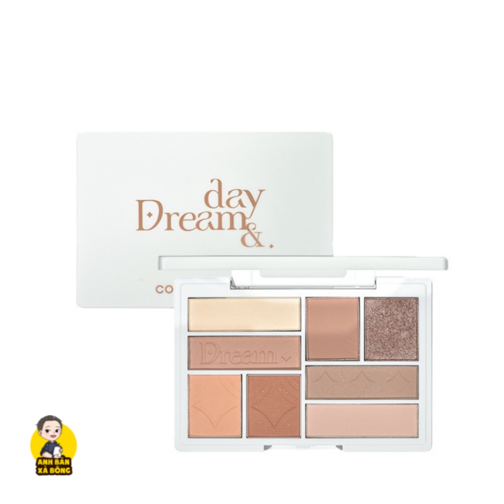 Bảng Phấn Mắt 8 ô Nhũ Lì COLOR SCHOOL 8-Color Dream Day Eyeshadow Palette CS010