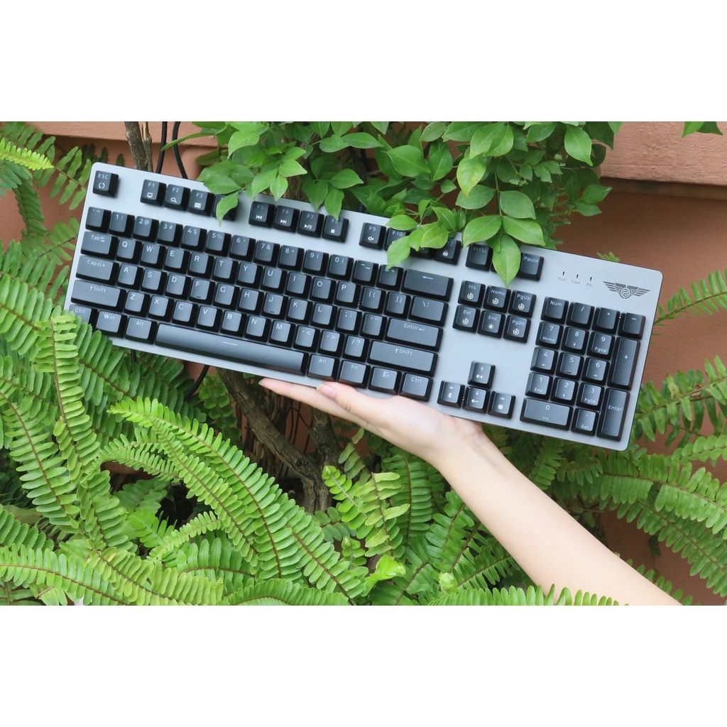 Bàn Phím Cơ Có Dây Newmen GE369R | Hotswap | LED RGB | NBox Switch - Hàng Chính Hãng