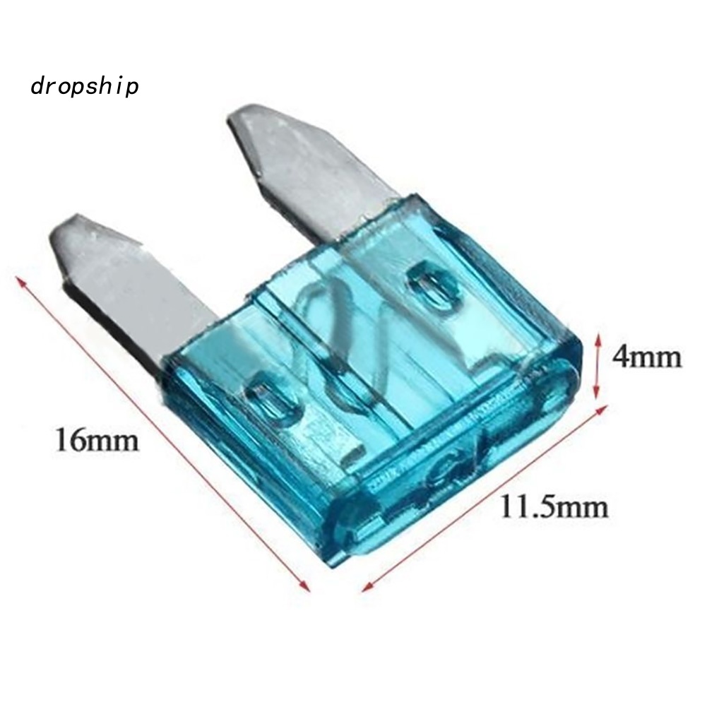 Set 60 Cầu Chì Lưỡi Mini 5A 10A 15A 20A 25A 30A Cho Xe Hơi Xe Tải