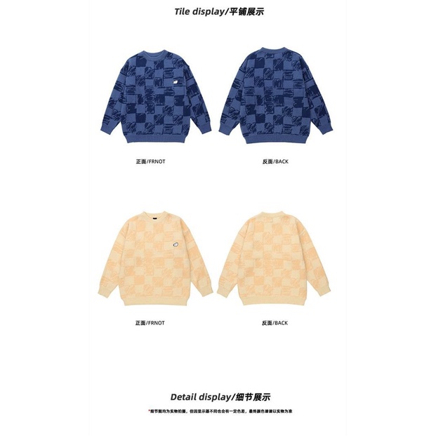 Áo Sweater Dệt Kim Dáng Rộng Thêu Họa Tiết Hoạt Hình Phong Cách Nhật Bản Thời Trang Thu Đông Cho Cặp Đôi