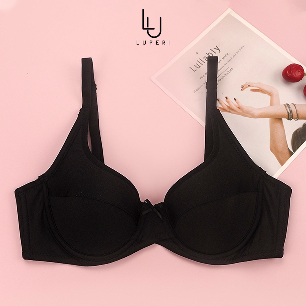 Áo Lót Nữ Trơn Đệm Mỏng Có Gọng Nâng Ngực Luperi LUAL880