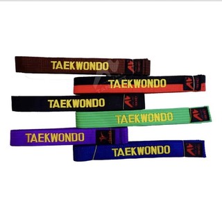 Đai đủ màu Taekwondo